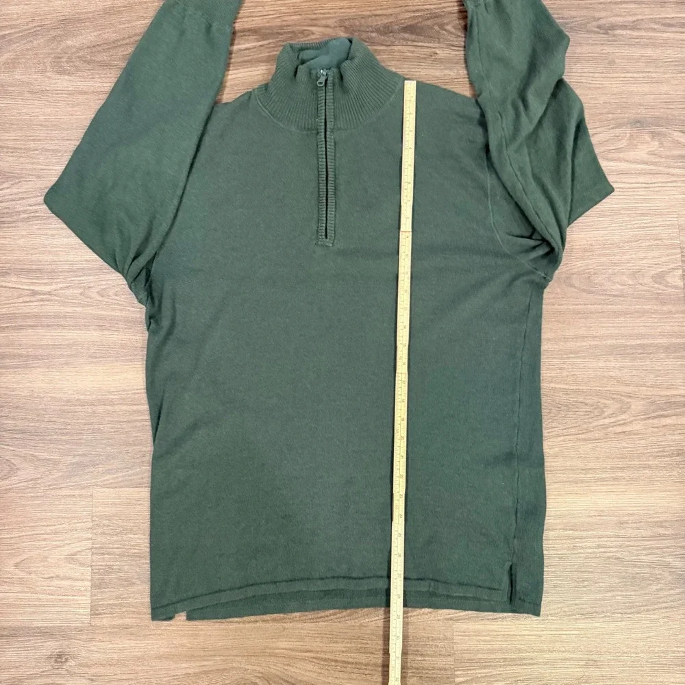 The North Face Mens Quarter Zip Pullover knit Sweater Casual Outdoors M